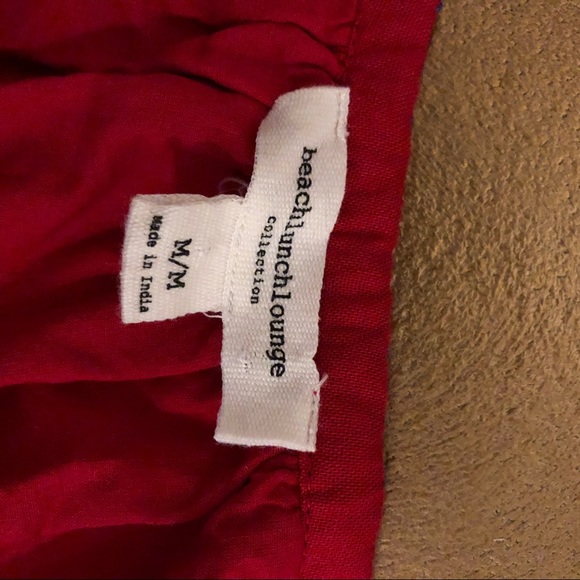 BEACHlunchLOUNGE red dress with tassels cute boho - Picture 4 of 6